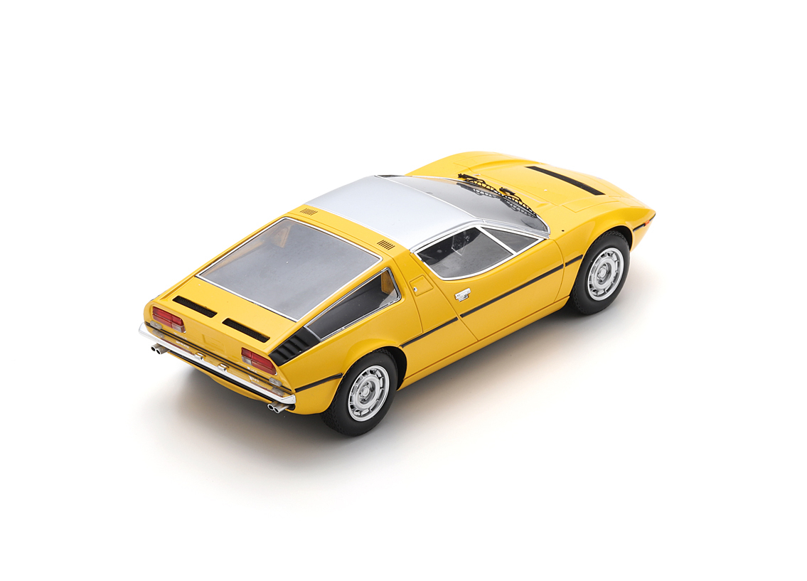 Maserati Bora 1971 yellow 1:18 Schuco