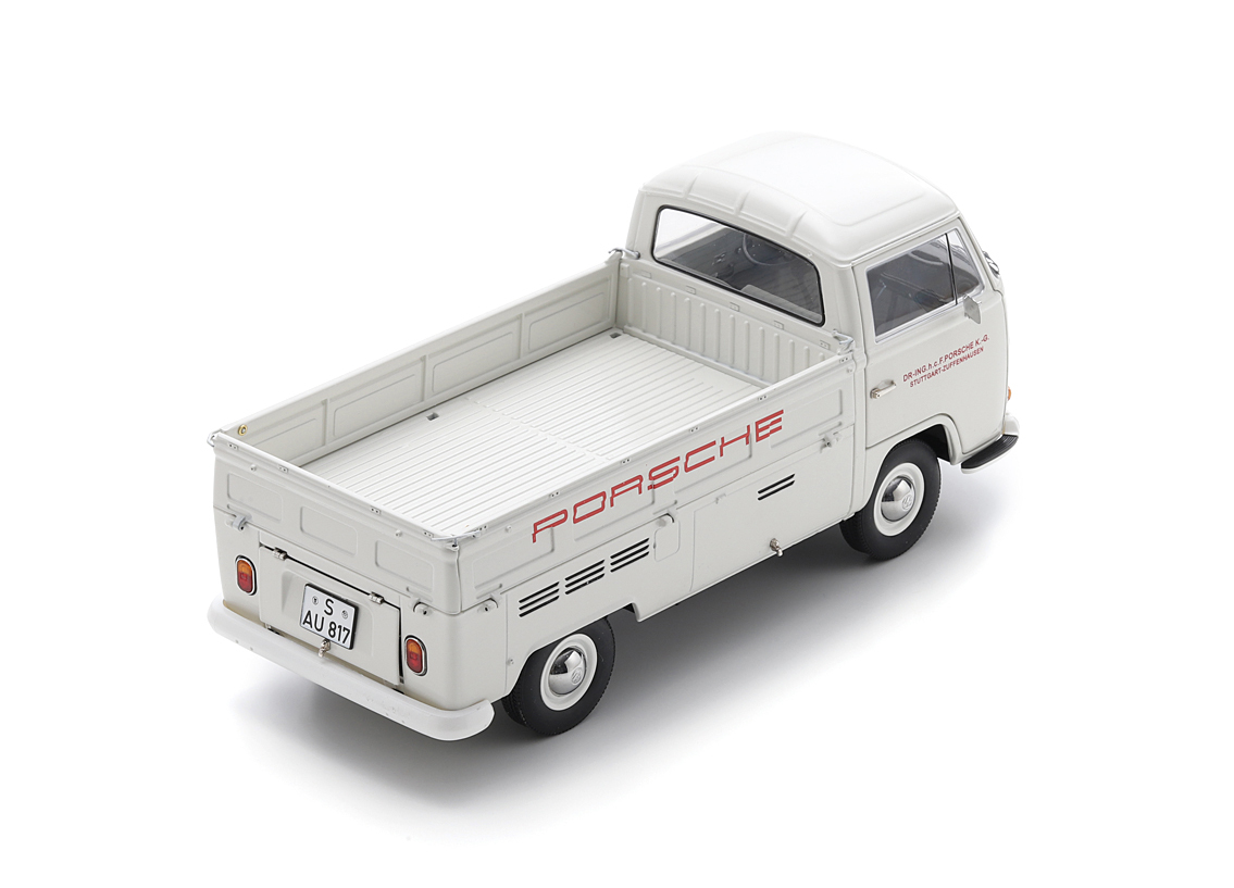 Volkswagen T2a Pritsche/PickUp *Porsche* white 1:18 Schuco