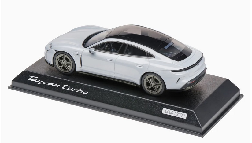 Porsche Taycan Turbo J1.2 ice grey metallic 1:43 Porsche Dealer Edition