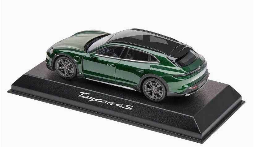 Porsche Taycan 4S Cross Turismo oak green neo 1:43 Porsche Dealer Edition