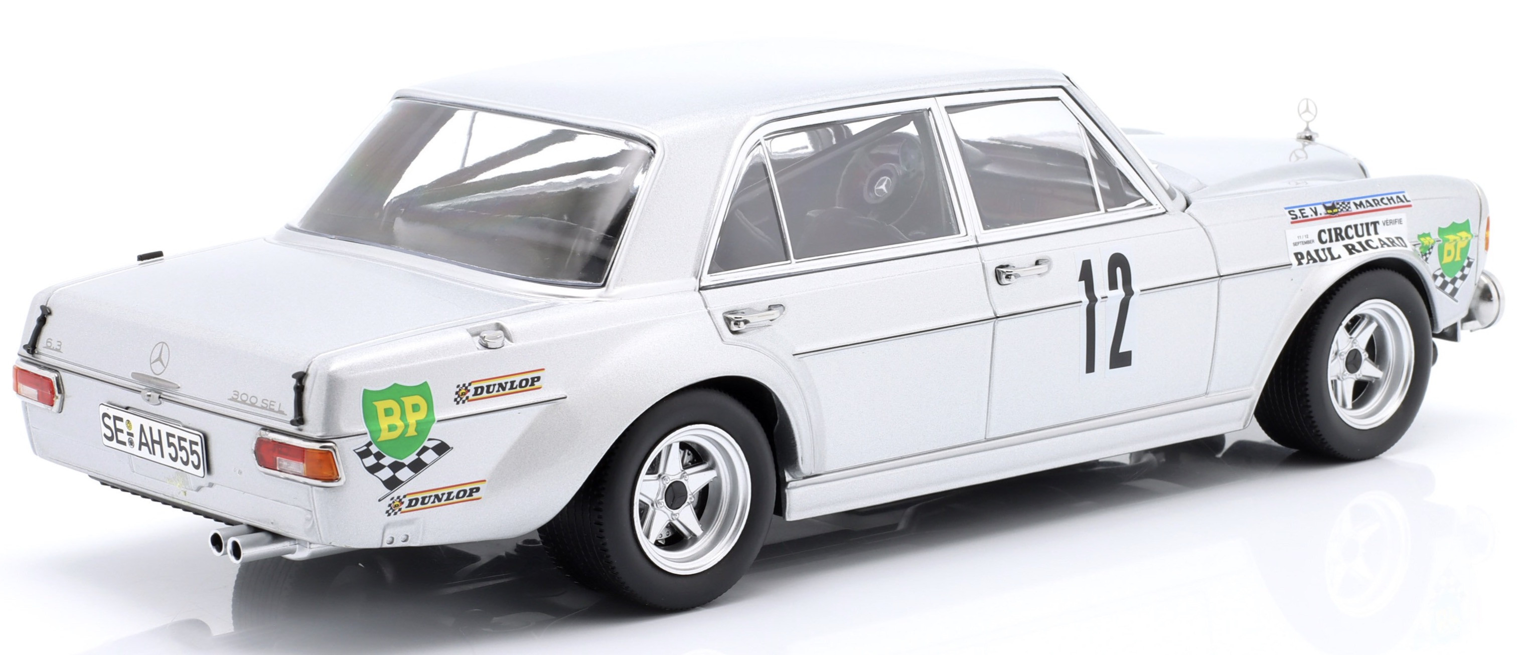 Mercedes-Benz AMG 300 SEL 6.8 #12 Dolhem/Behrmann/Jabouille 12H Paul Ricard 1971 1:18 Werk83