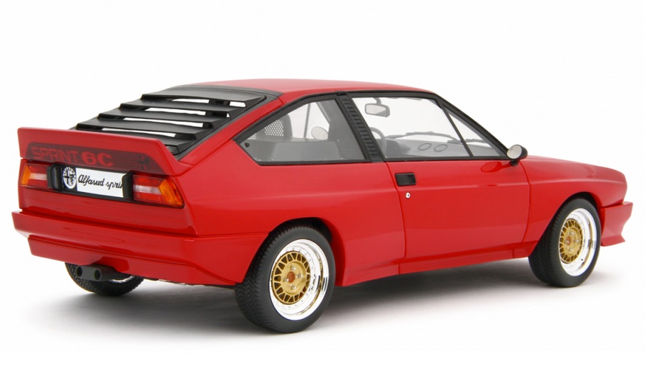 Alfa Romeo Sprint 6C Prototipo Autodelta 1982 red 1:18 Laudoracing Model