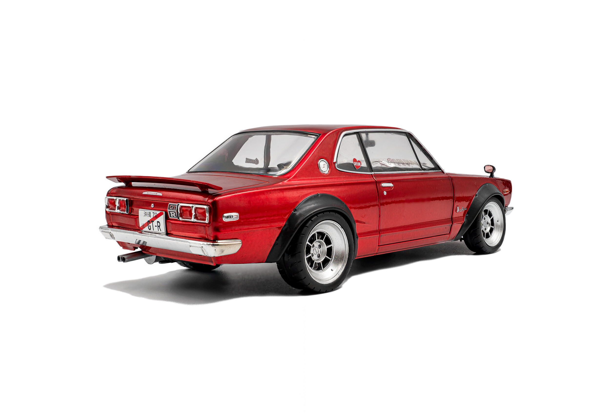 Nissan Skyline C10 Hakosuka 1970 red metallic 1:18 Solido