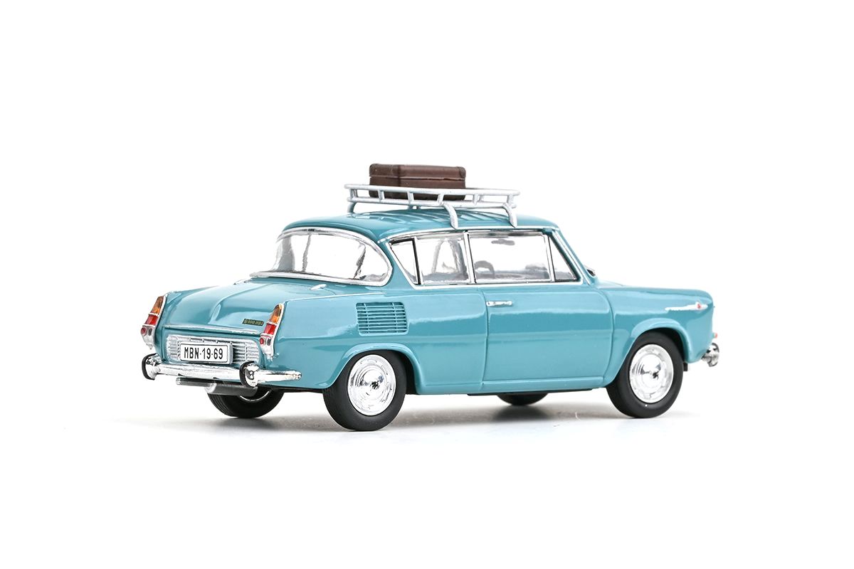 Škoda 1100MBX 1969 tyrkysová světlá 1:43 Abrex