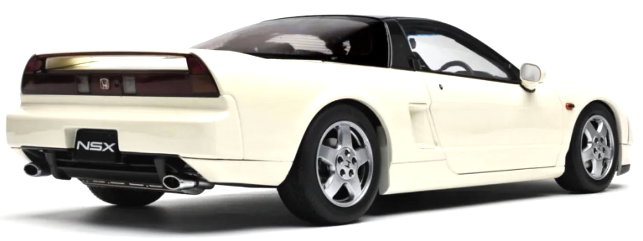 Honda NSX-NA1 white 1:18 LCD Model