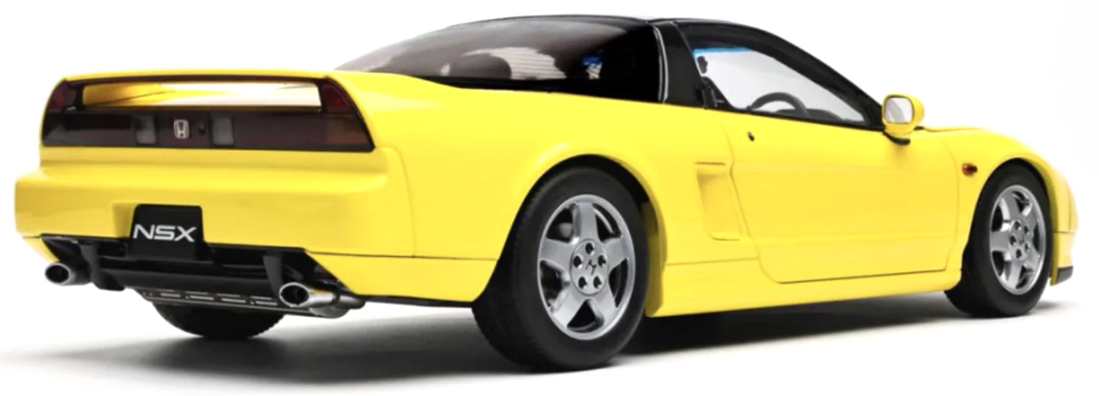 Honda NSX-NA1 yellow 1:18 LCD Model
