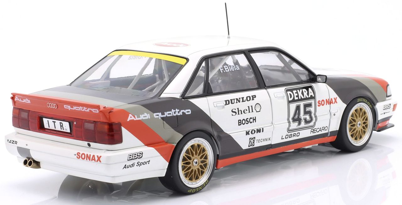 Audi V8 Quattro #45 Frank Biela DTM Champion 1991 1:18 Werk83