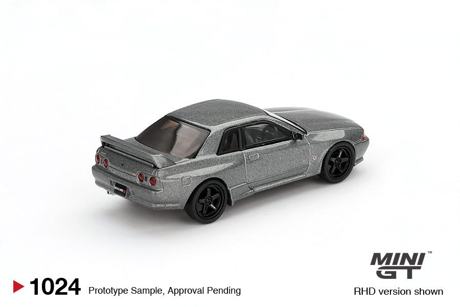 Nissan Skyline GT-R (nismo BNR32 CRS Version) 1992 dark metal grey 1:64 Mini GT