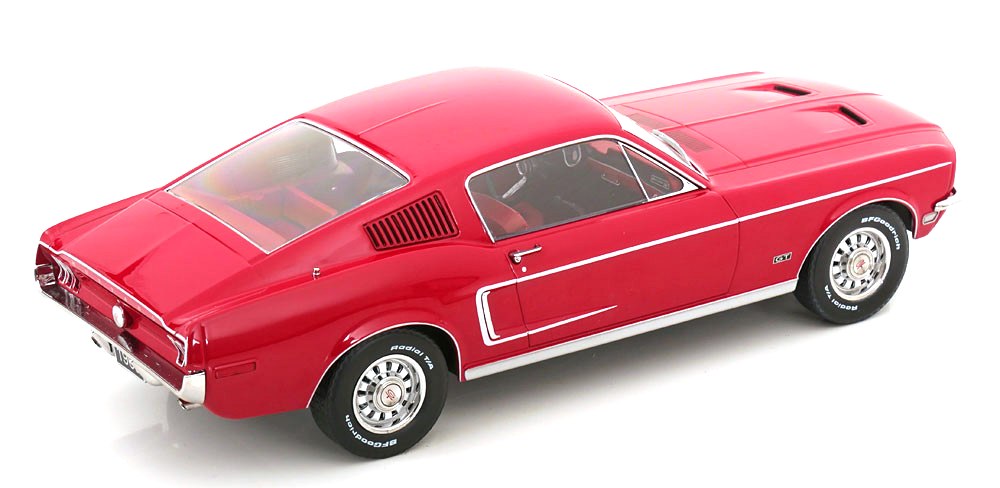 Ford Mustang GT Fastback 1968 red 1:18 KK Scale