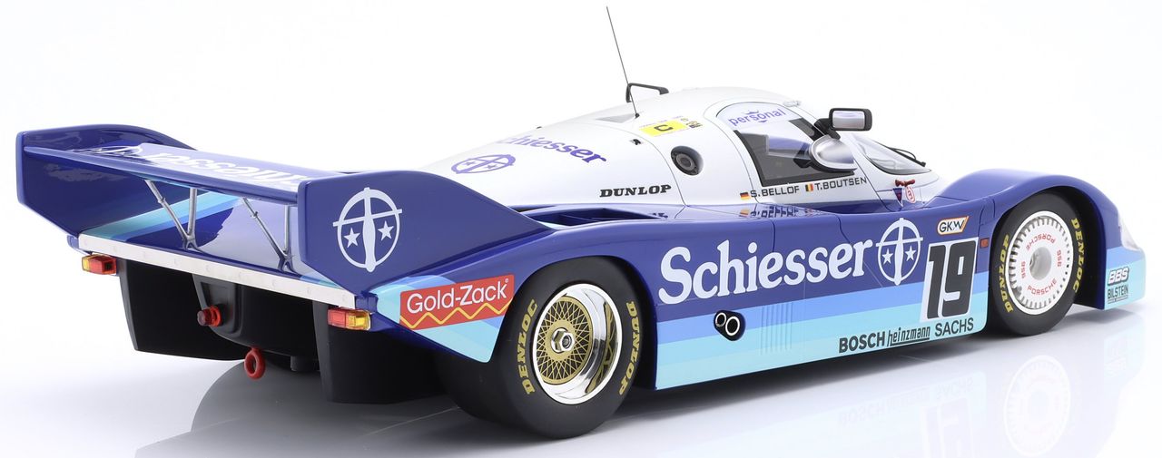 Porsche 956B 2.6L Turbo Team Brun Motorsport #19 S.Bellof/T.Boutsen 1000KM Spa 1985 1:12 Werk83