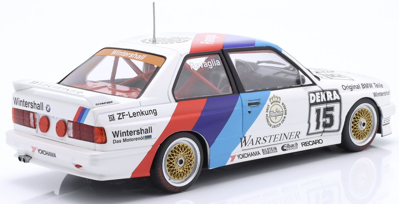 BMW M3 E30 Team Schnitzer Warsteiner #15 R.Ravaglia Winner DTM 1989 1:18 Werk83