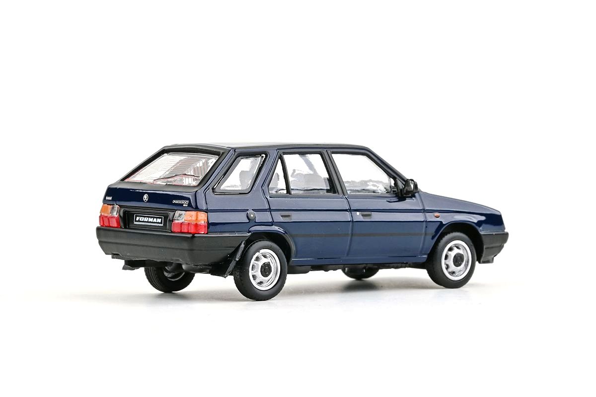 Škoda Forman 1993 modrá královská 1:43 Abrex