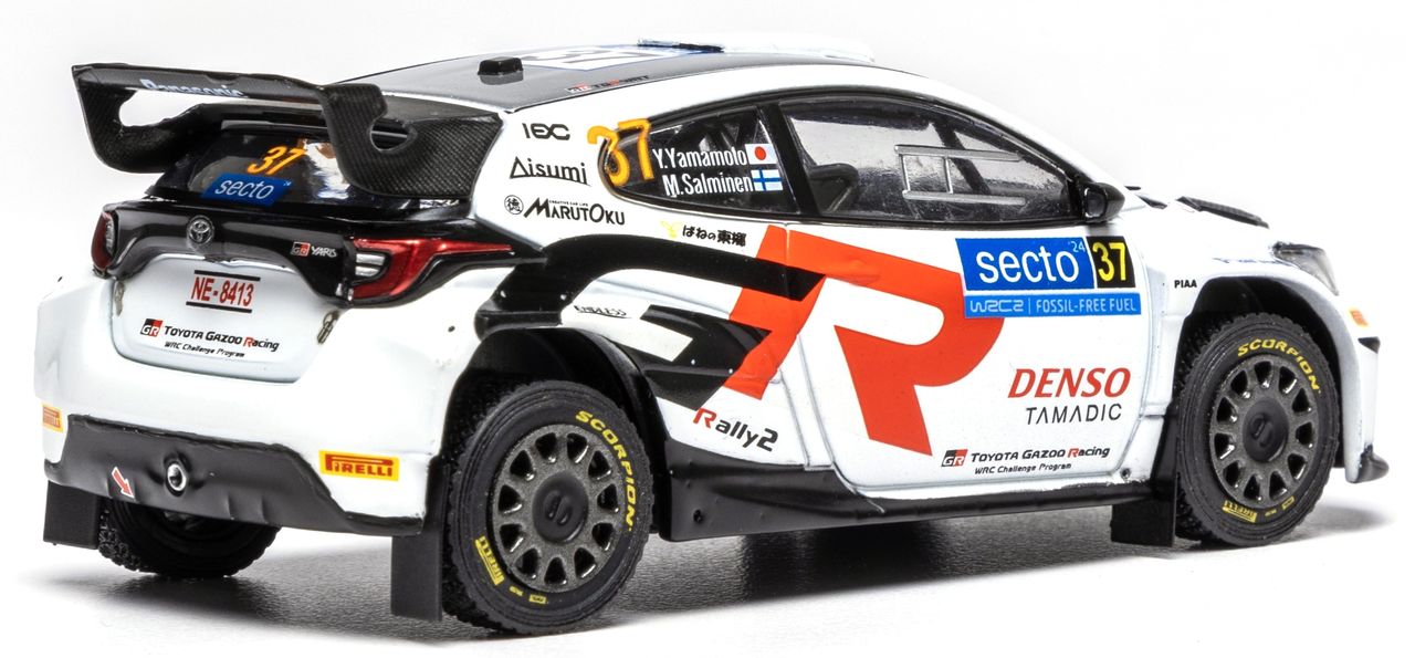 Toyota GR Yaris Rally2 #37 Yamamoto/Salminen Rally WM Rally Finland 2024 1:43 Ixo Models
