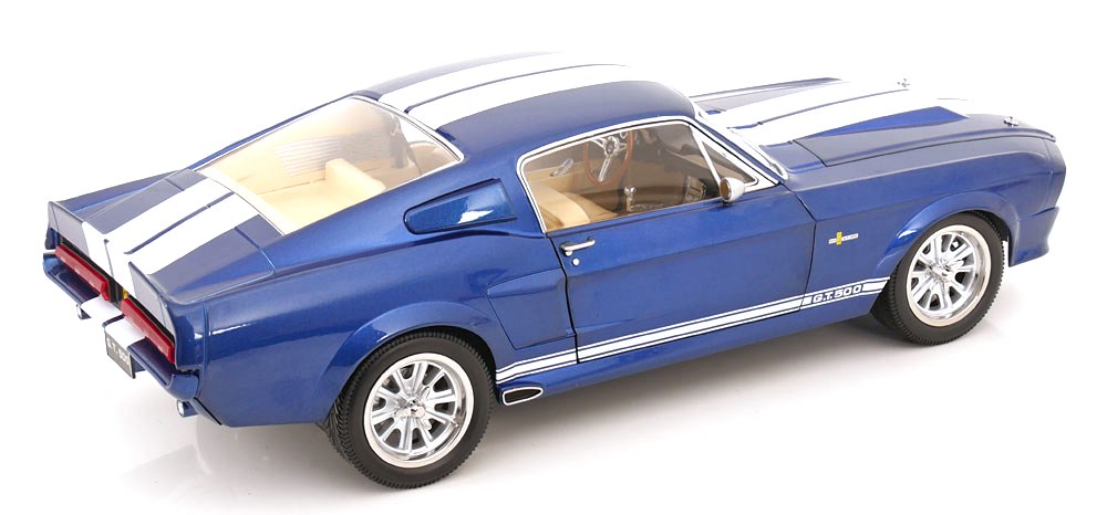 Ford Mustang Shelby GT500 Eleanor 1967 blue metallic/white 1:12 KK Scale