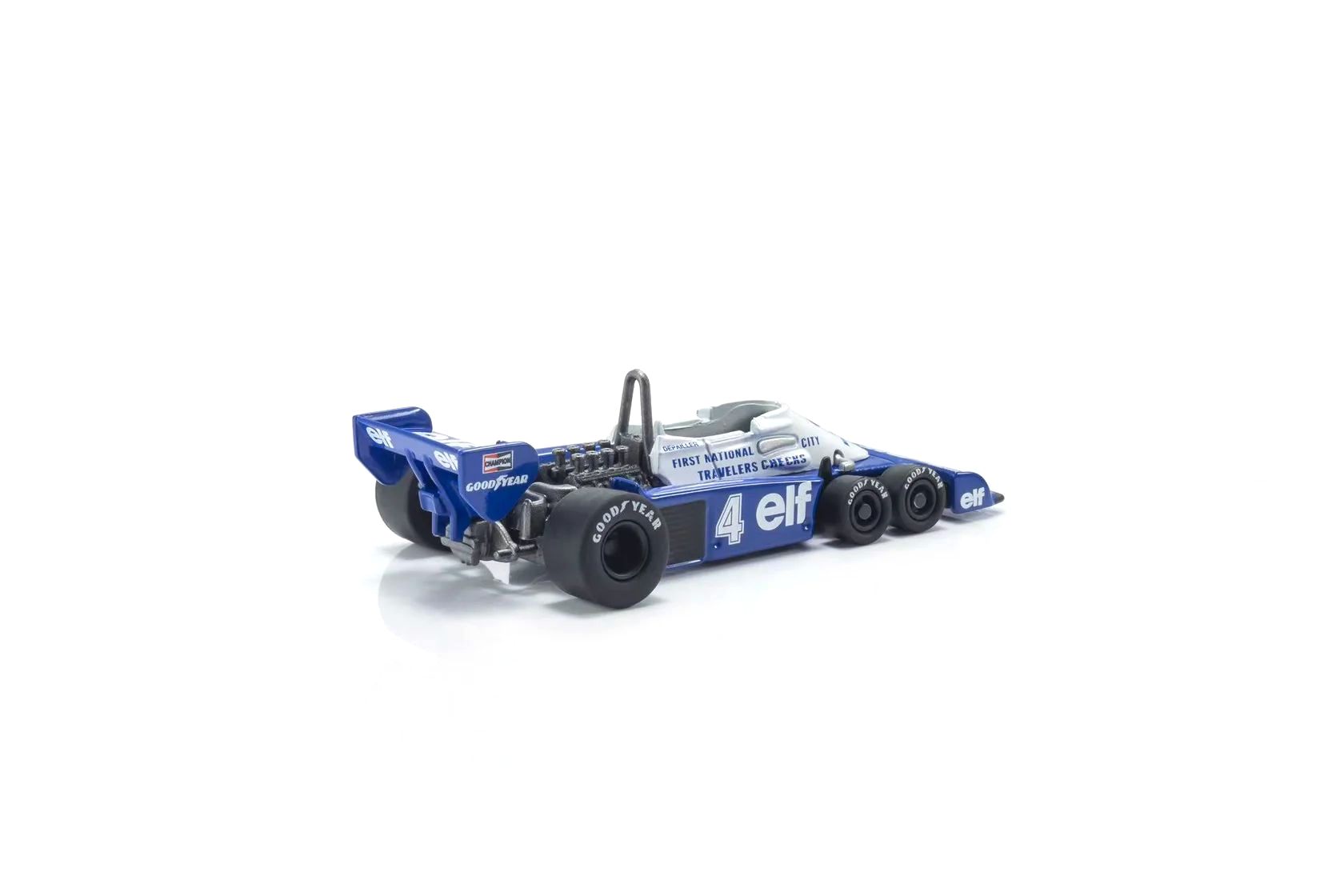 Tyrrell F1 P34 ELF 6 Wheeler #4 Patrick Depailler 1977 1:64 Kyosho
