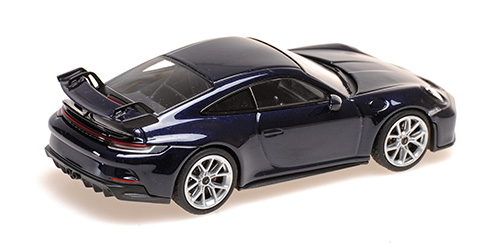 Porsche 911 (992) GT3 2021 blue metallic 1:43 Minichamps