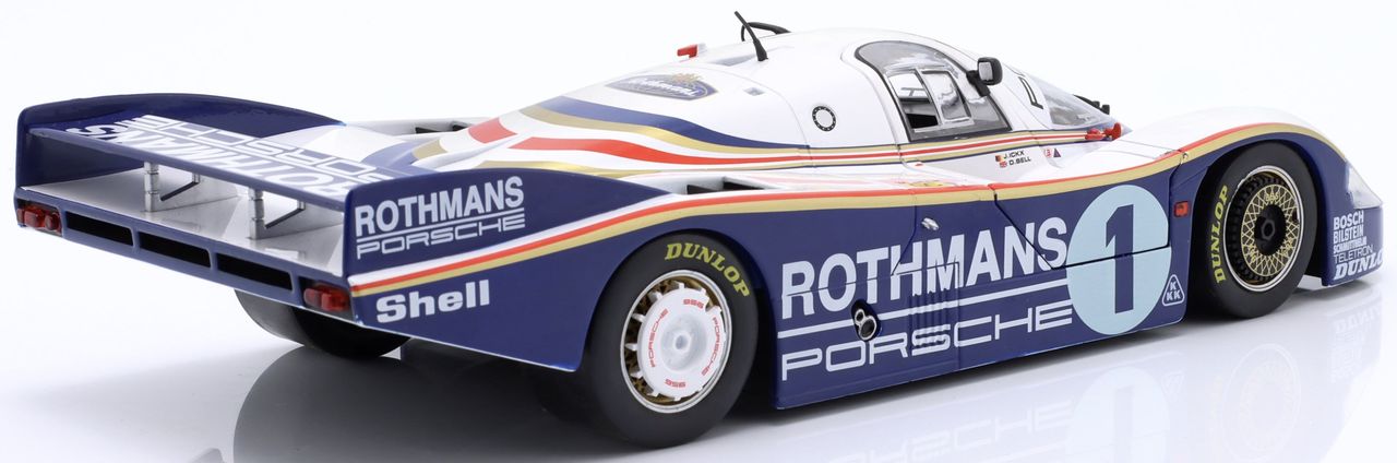 Porsche 956LH 2.6L F6 Twin Turbo Team Rothmans Porsche System #1 Ickx/Bell Winner 24H Le Mans 1982 1:18 Werk83