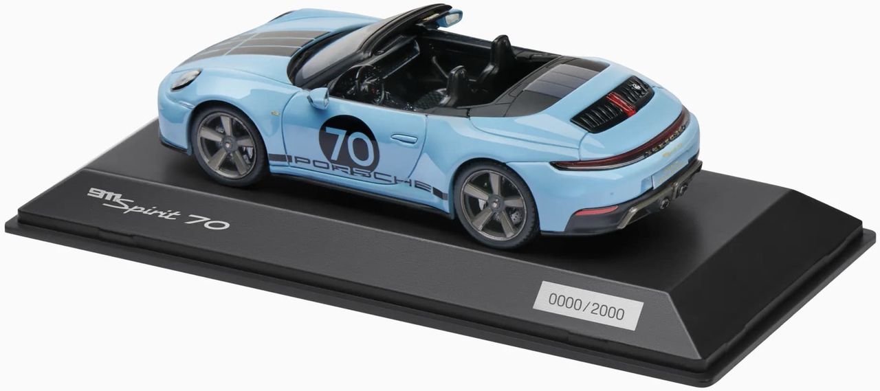 Porsche 911 Spirit 70 Meissen Blue 1:43 Spark