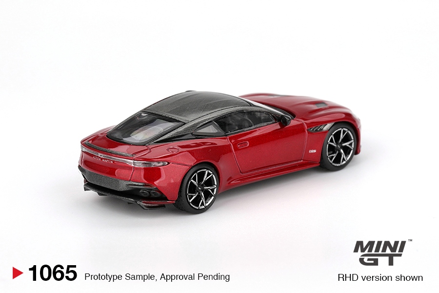 Aston Martin DBS Hyper Red 2023 1:64 Mini GT