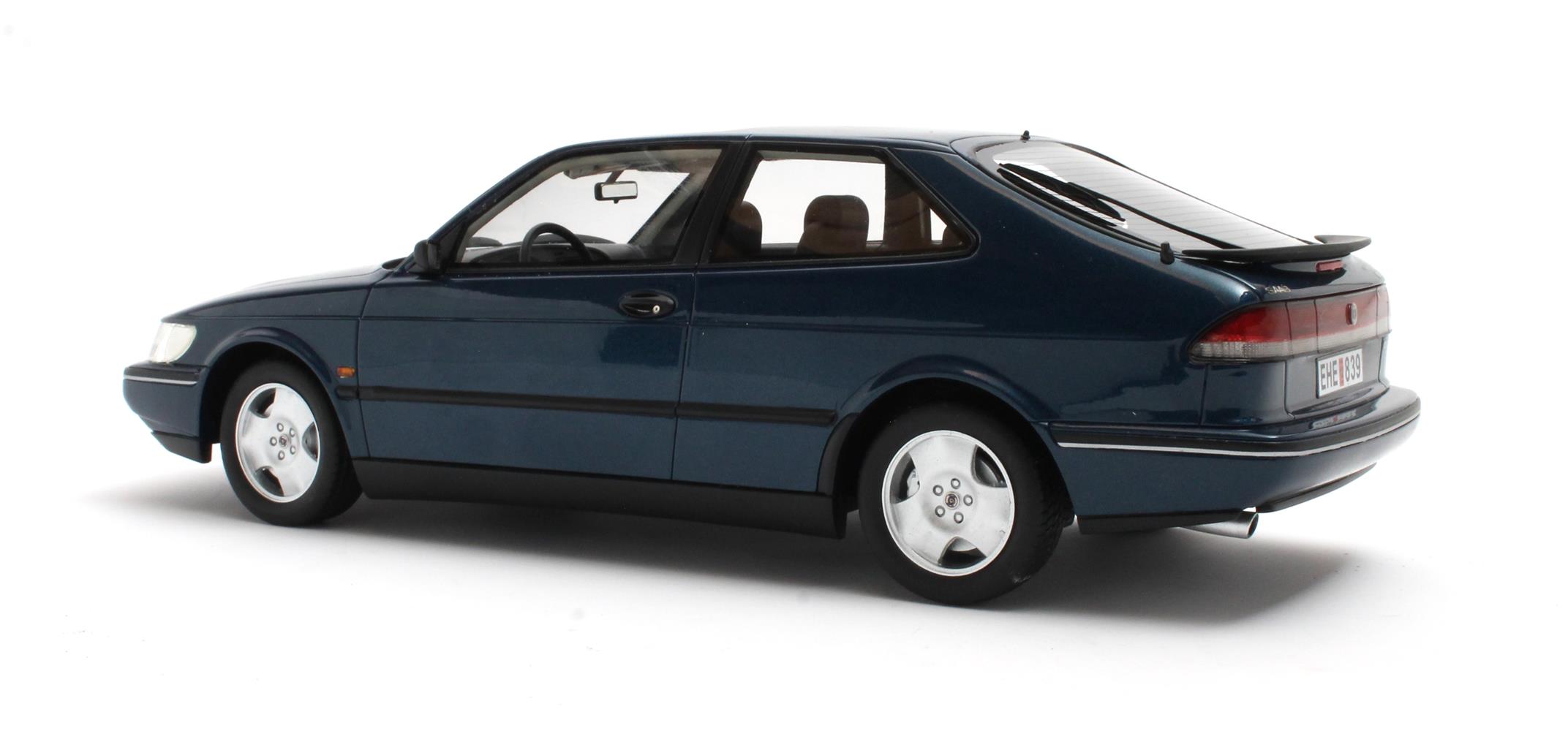 Saab 900 SE Turbo 1994 blue metallic 1:18 Cult Scale Models