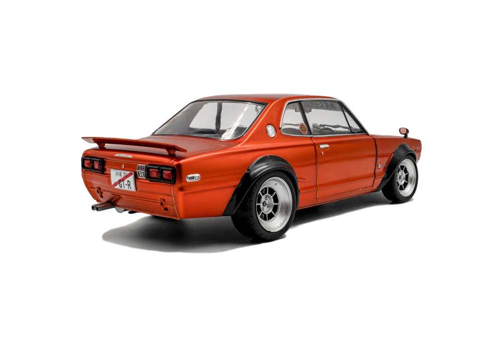 Nissan Skyline C10 Hakosuka Solido Works 1970 orange metallic 1:18 Solido