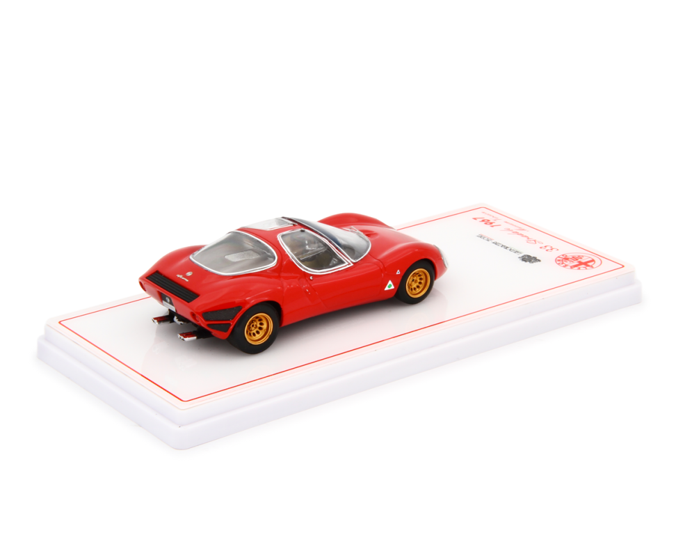 Alfa Romeo 33 Coupè Stradale 1967 Museum Version red 1:43 Laudoracing Models