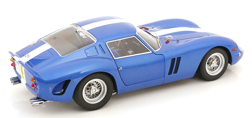 Ferrari 250 GTO 1962 blue metallic/white 1:12 KK Scale