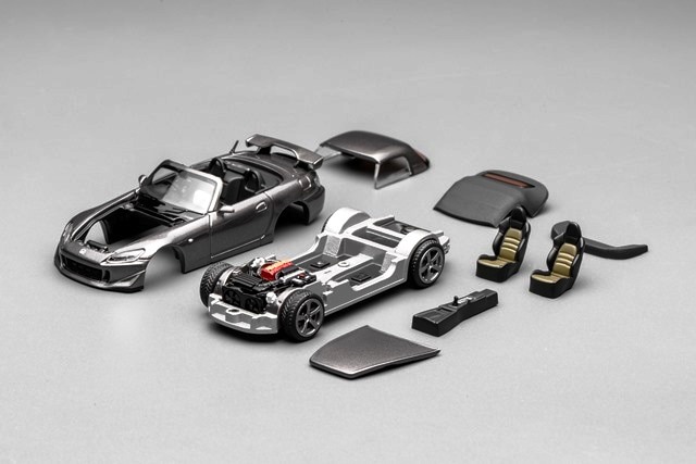Honda S2000 Type S Hard-Top 2007 grey 1:64 Motorhelix