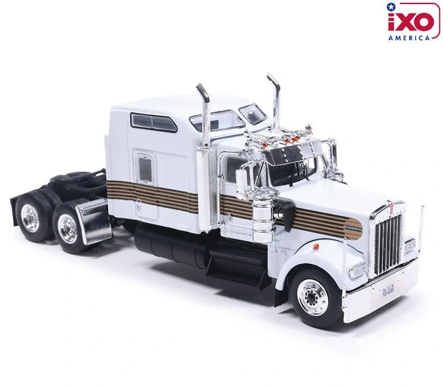 Kenworth W900 white with comet 1:64 Ixo America