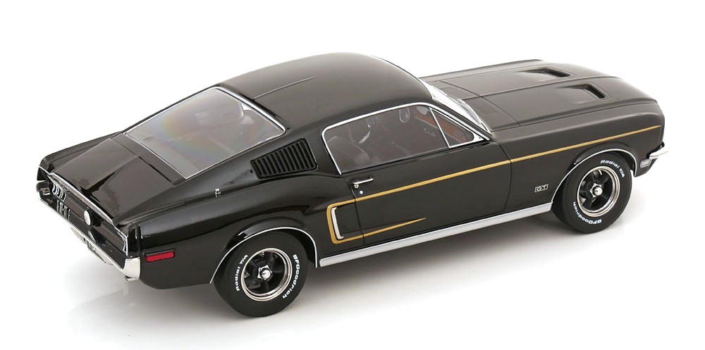 Ford Mustang GT Fastback 1968 black 1:18 KK Scale