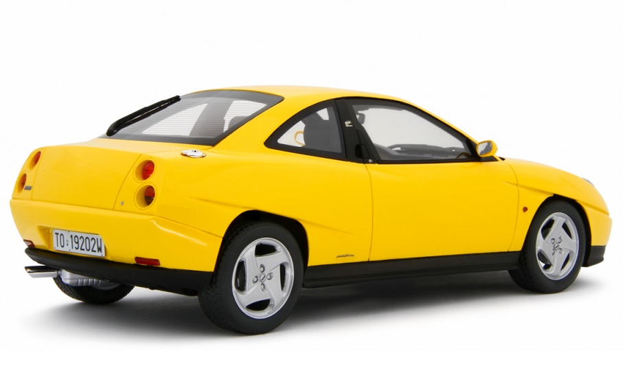 Fiat Coupé 2.0 16v Turbo Plus 1993 yellow 1:18 Laudoracing Model
