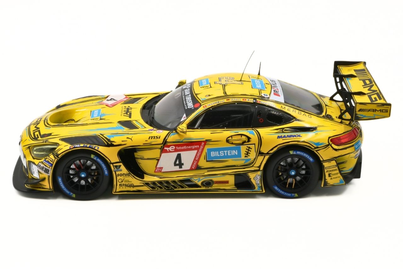 Mercedes-Benz GT3 AMG EVO team Bilstein by HRT #4 Marciello/Ellis/Stolz/Mortara 3rd 24H Nürburgring 2023 1:18 Ixo Models