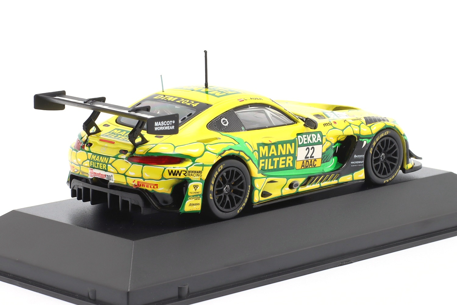 Mercedes-Benz AMG GT3 EVO Team Winward #22 L.Auer DTM 2024 1:43 Ixo Models