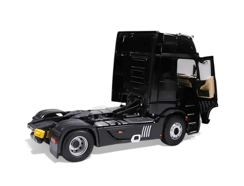 Mercedes-Benz Actros L 1863 Gigaspace 4x2 Mirrorcam Tractor Truck 2-Assi 2023 black 1:18 NZG