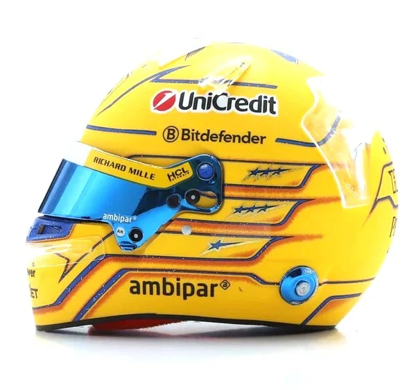 Helmet - Lewis Hamilton - Scuderia Ferrari HP Miami GP 2025 1:5 Look Smart Models