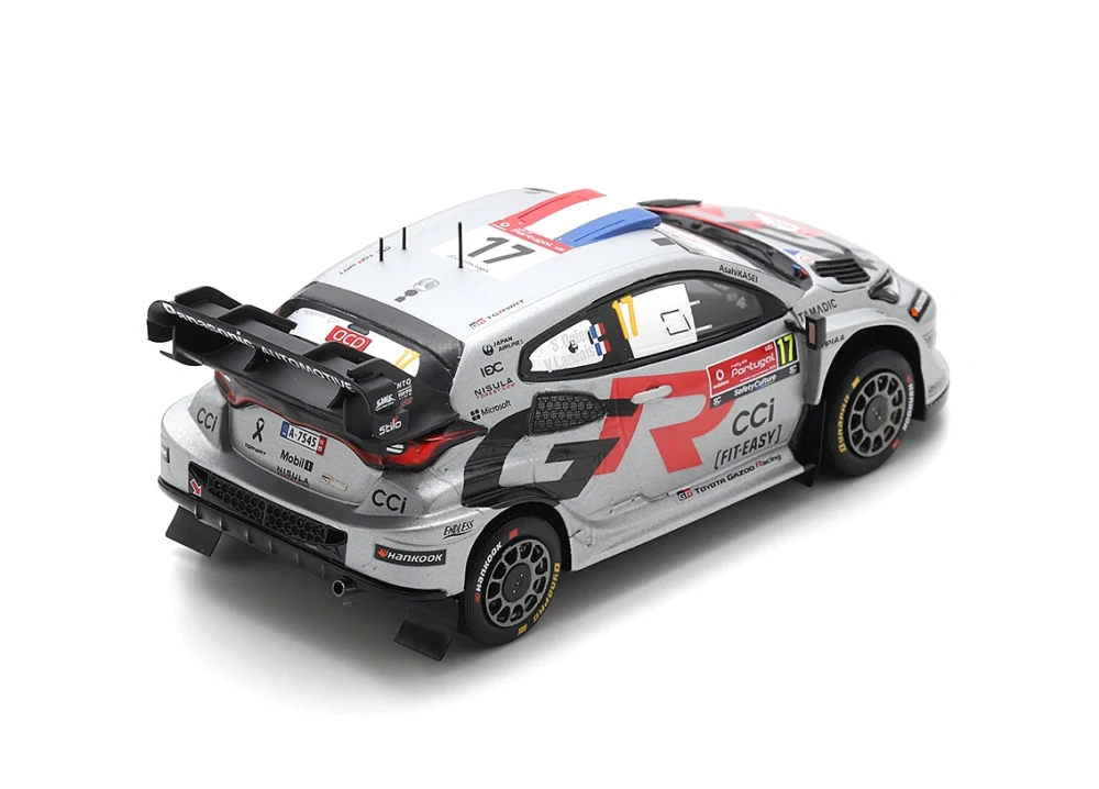 Toyota GR Yaris Rally1 Toyota GAZOO Racing WRT #17 Ogier/Landais Winner Rally Portugal 2025 1:43 Spark