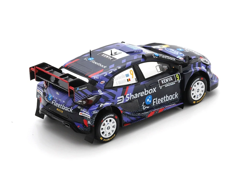 Ford Puma Rally1 M-Sport #9 Serderedis/Miclotte Rally Safari 2025 1:43 Spark