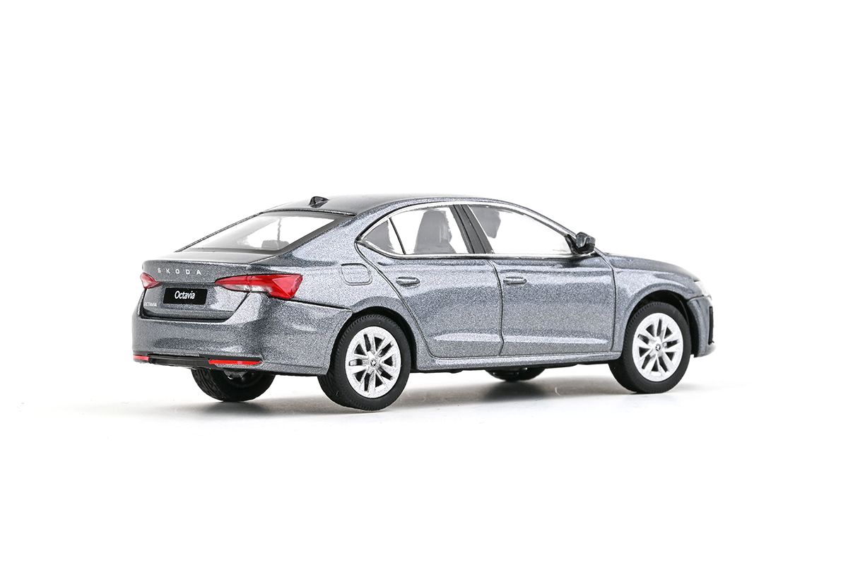 Škoda Octavia IV FL 2024 šedá graphite metalíza 1:43 Abrex