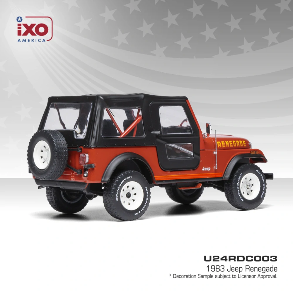 Jeep Renegade 1983 sebring red 1:24 Ixo America