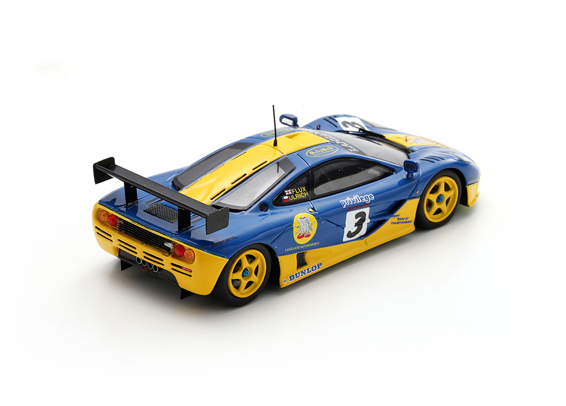McLaren F1 GTR #3 I. Flux - J. Ulrich British GT Championship 1996 1:43 Spark
