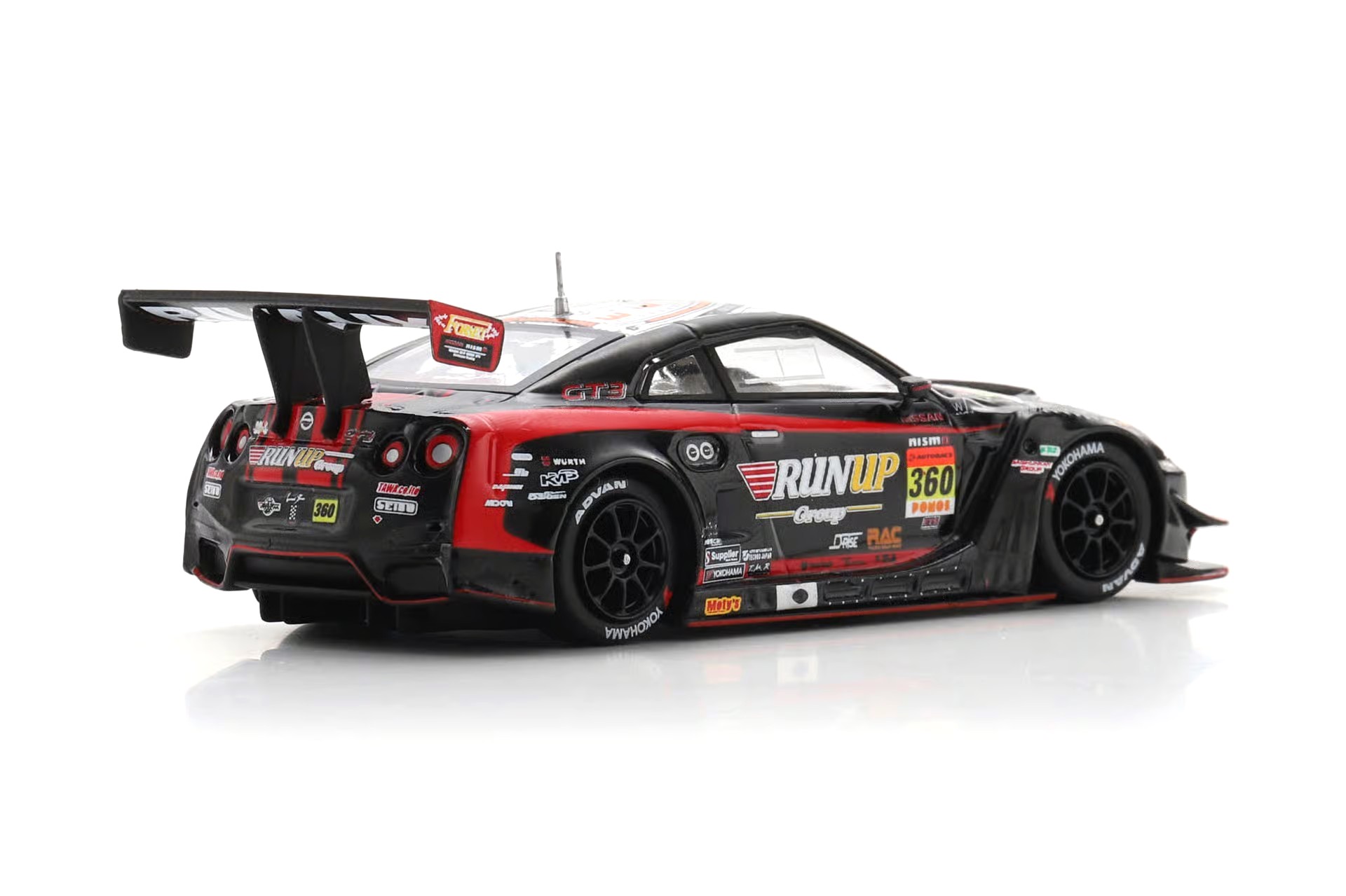 Nissan GT-R NISMO GT3 #360 T. Aoki - R. Arakawa Tomei Sports Runup Rivaux GT300 Super GT Japan 2025 1:64 Spark