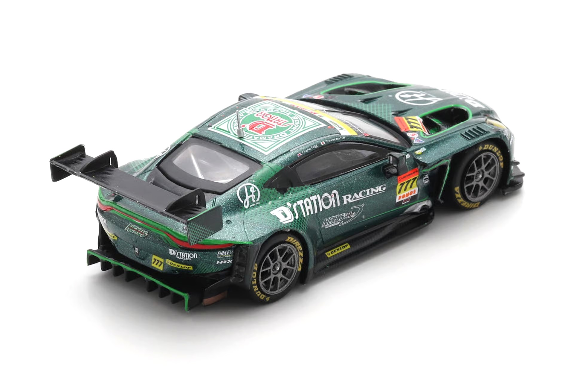 Aston Martin Vantage GT3 #777 T. Fujii - C. Fagg D'station Racing GT300 Super GT Japan 2025 1:64 Spark
