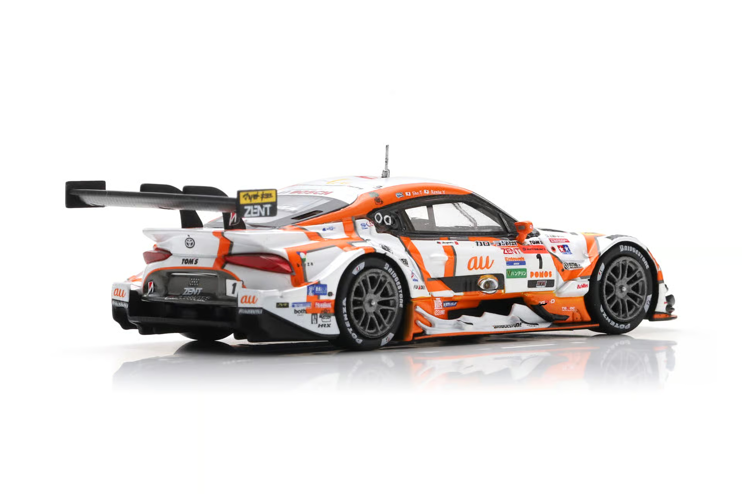 Toyota GR Supra TGR #1 S. Tsuboi - K. Yamashita Team au TOM'S GT500 Super GT Japan 2025 1:64 Spark 