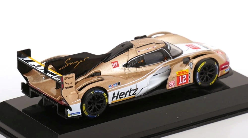 Porsche 963 9RD 4.6L Turbo V8 Team Hertz JOTA #12 Stevens/Nato/Ilott 24H Le Mans 2024 1:43 Bburago