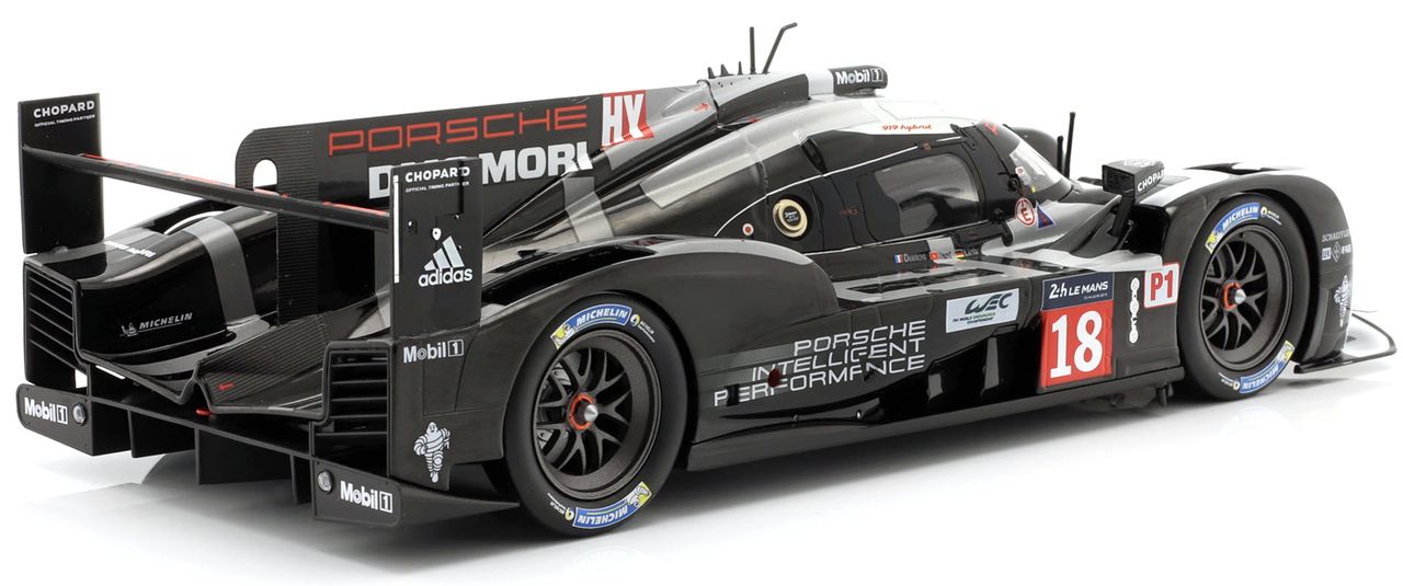 Porsche 919 Hybrid #18 Lieb/Dumas/Jani Pole Position 24h LeMans 2015 1:18 Ixo Models