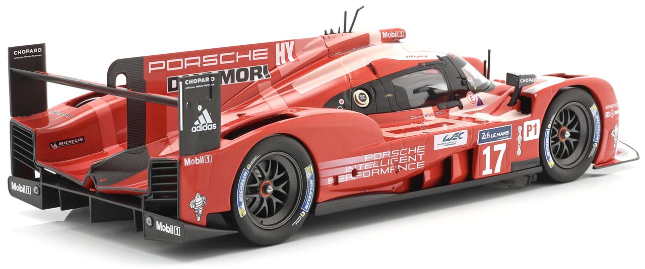 Porsche 919 Hybrid #17 Bernhard/Hartley/Webber 2nd 24h LeMans 2015 1:18 Ixo Models