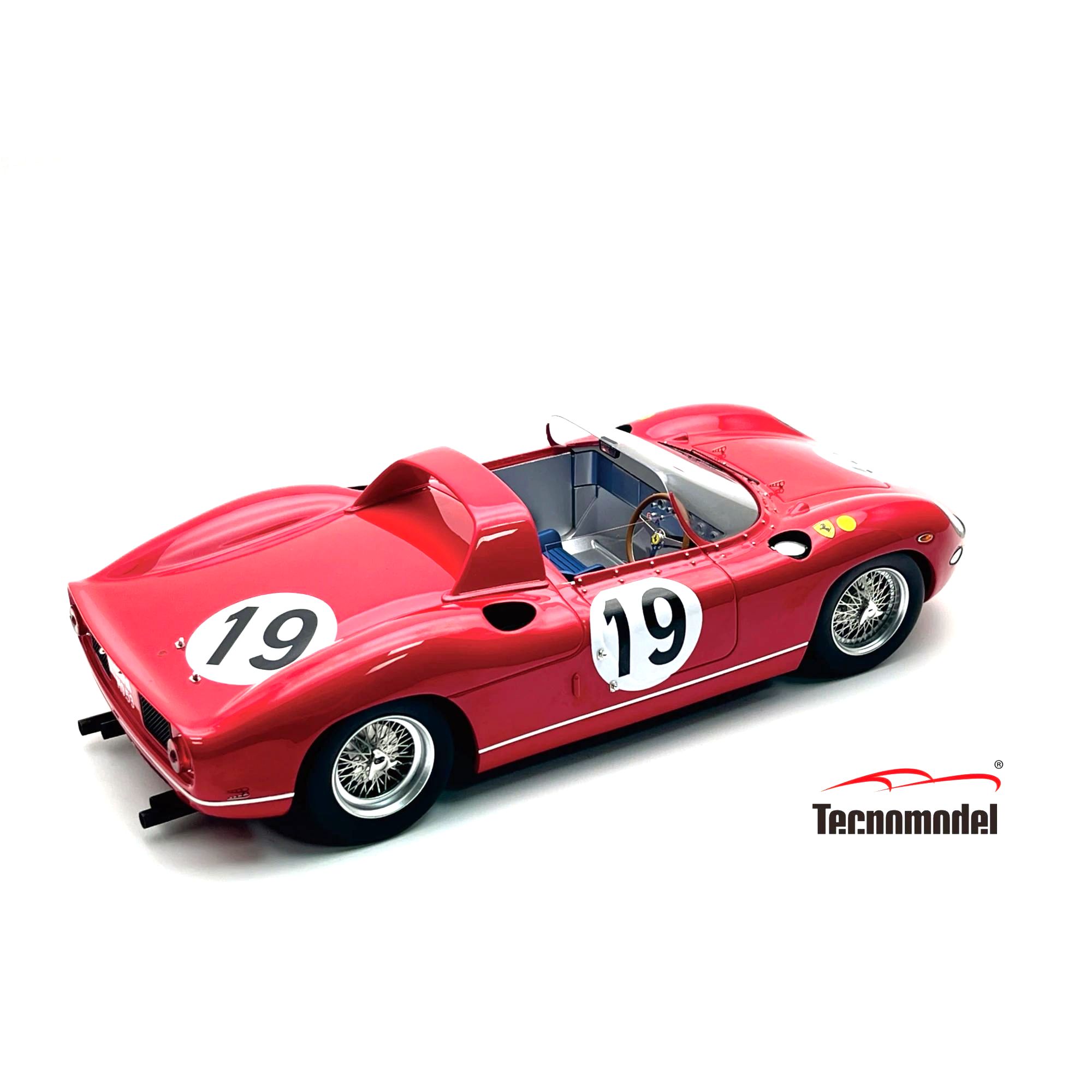 Ferrari 330P 4.0L V12 #19 L. Bandini - J. Surtees Team SEFAC Le Mans 24h 1964 1:18 Tecnomodel  