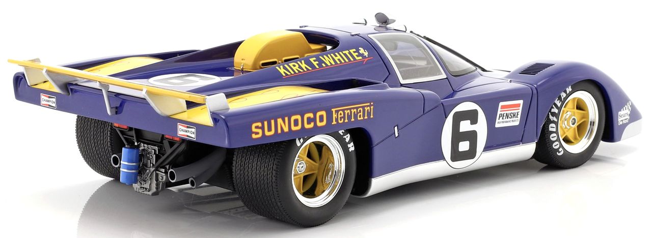Ferrari 512M Sunoco #6 Donohue/Hobbs 3rd Daytona 1971 1:18 Werk83 