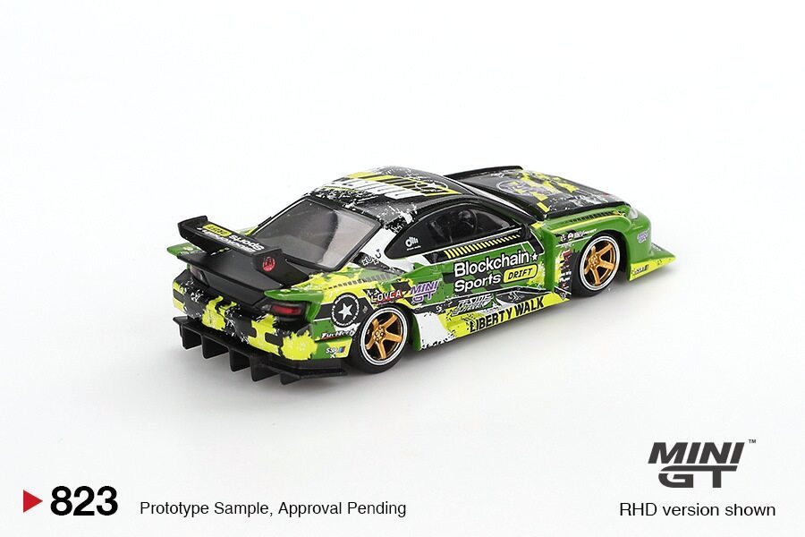 Nissan Silvia S15 LB-Super Silhouette #555 V2 Formula Drift Japan 2024 1:64 Mini GT