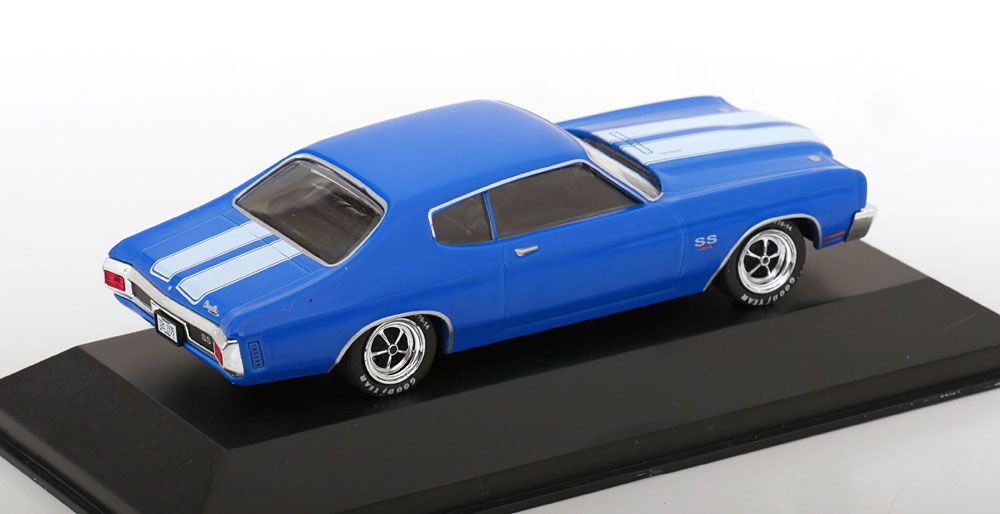 Chevrolet Chevelle SS 454 1970 blue/white 1:43 Altaya